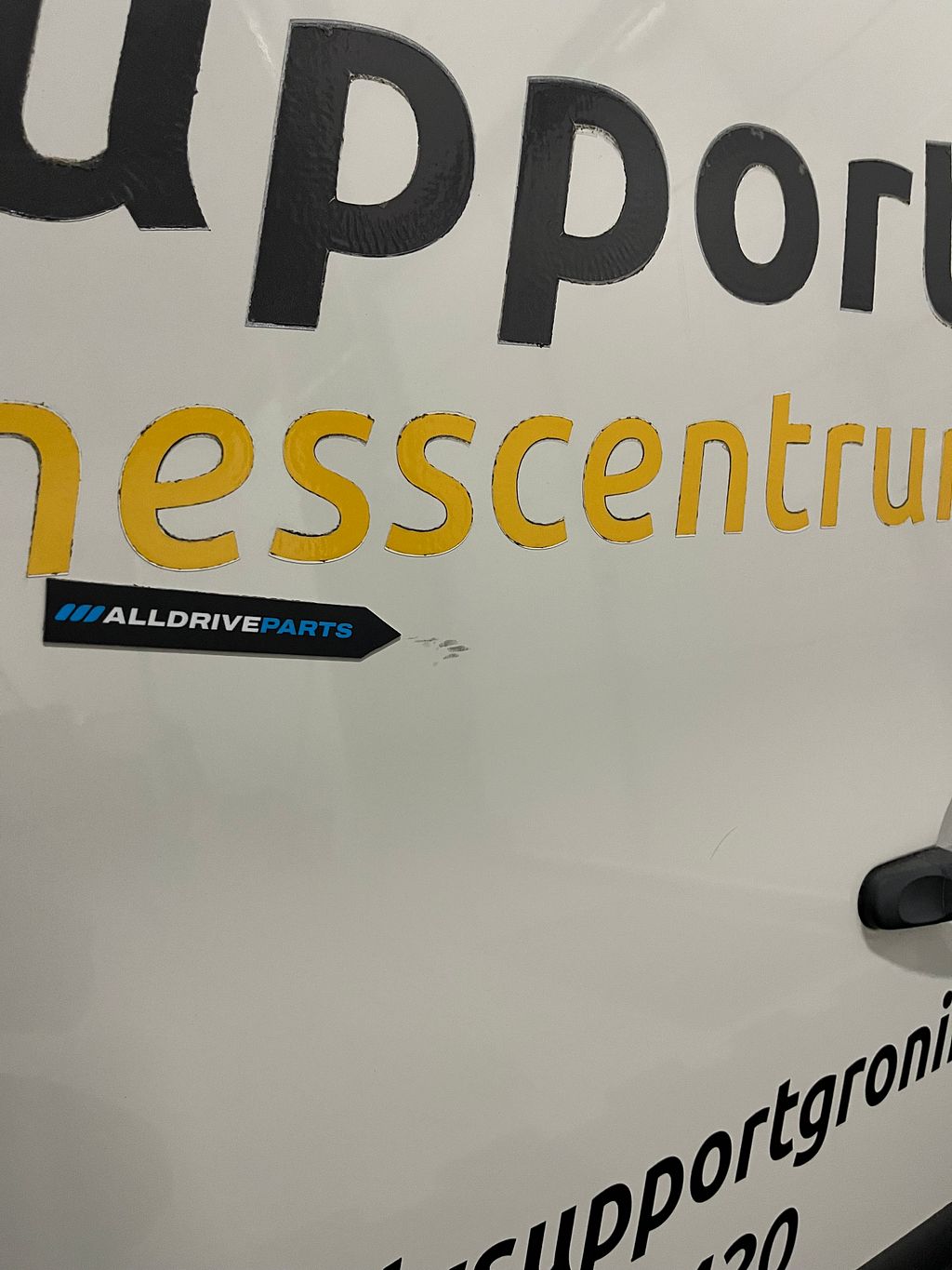 VW Volkswagen Caddy Schuifdeur rechts R902 wit 2K5843108B