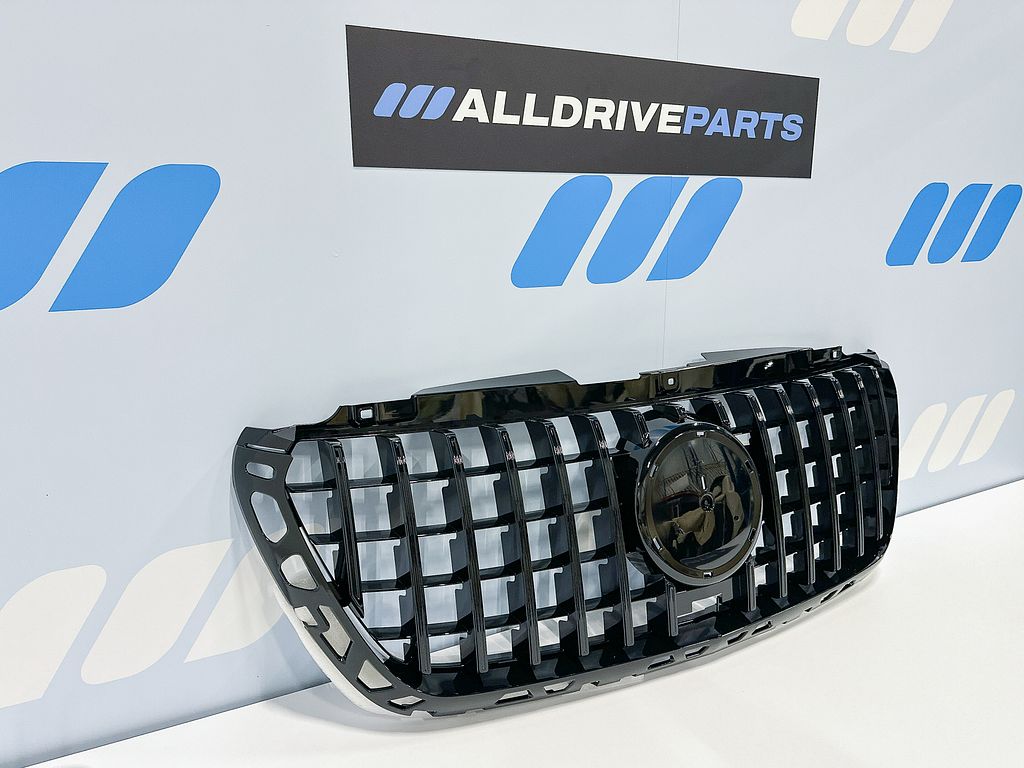 Mercedes Sprinter W907 Sport Look front Grill Glanzend Zwart