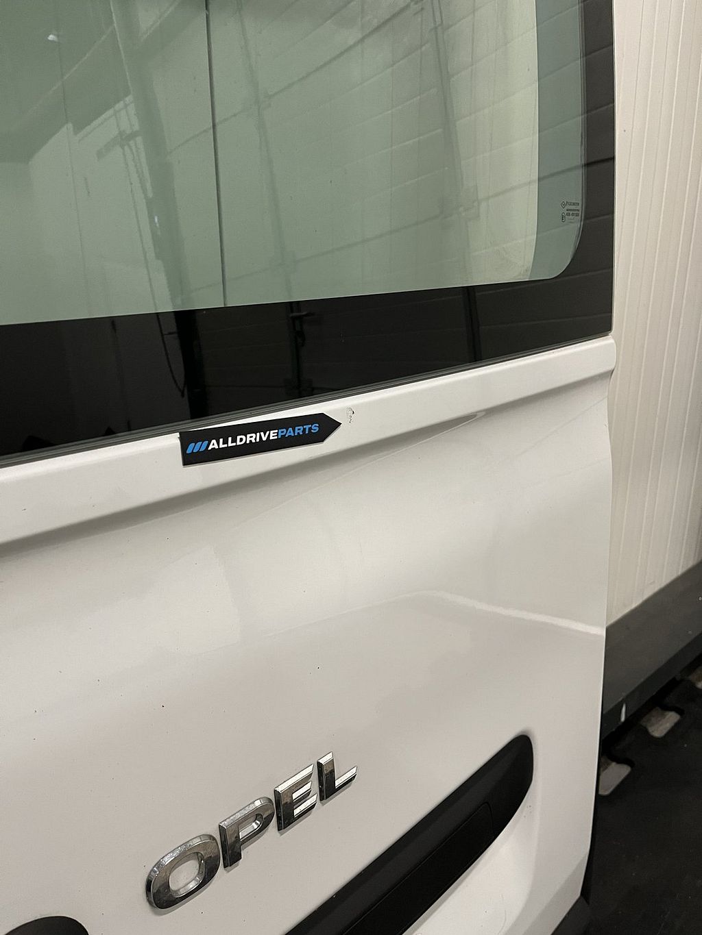 Opel Movano, Renault Master achterdeur links H2 met glas wit